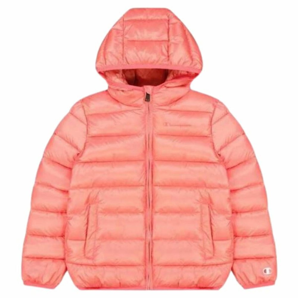 Children's Sports Jacket Champion White Dark pink