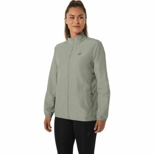 Women's Sports Jacket Asics Core Grey White