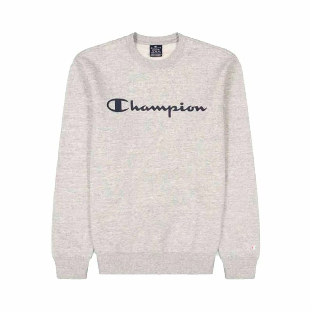 Sweat à capuche homme Champion Crewneck Blanc Gris