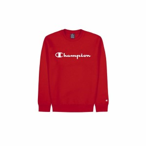 Herren Sweater mit Kapuze Champion Crewneck Weiß Rot