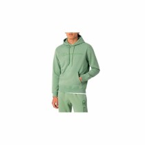 Sweat à capuche homme Champion Crewneck Blanc Vert citron