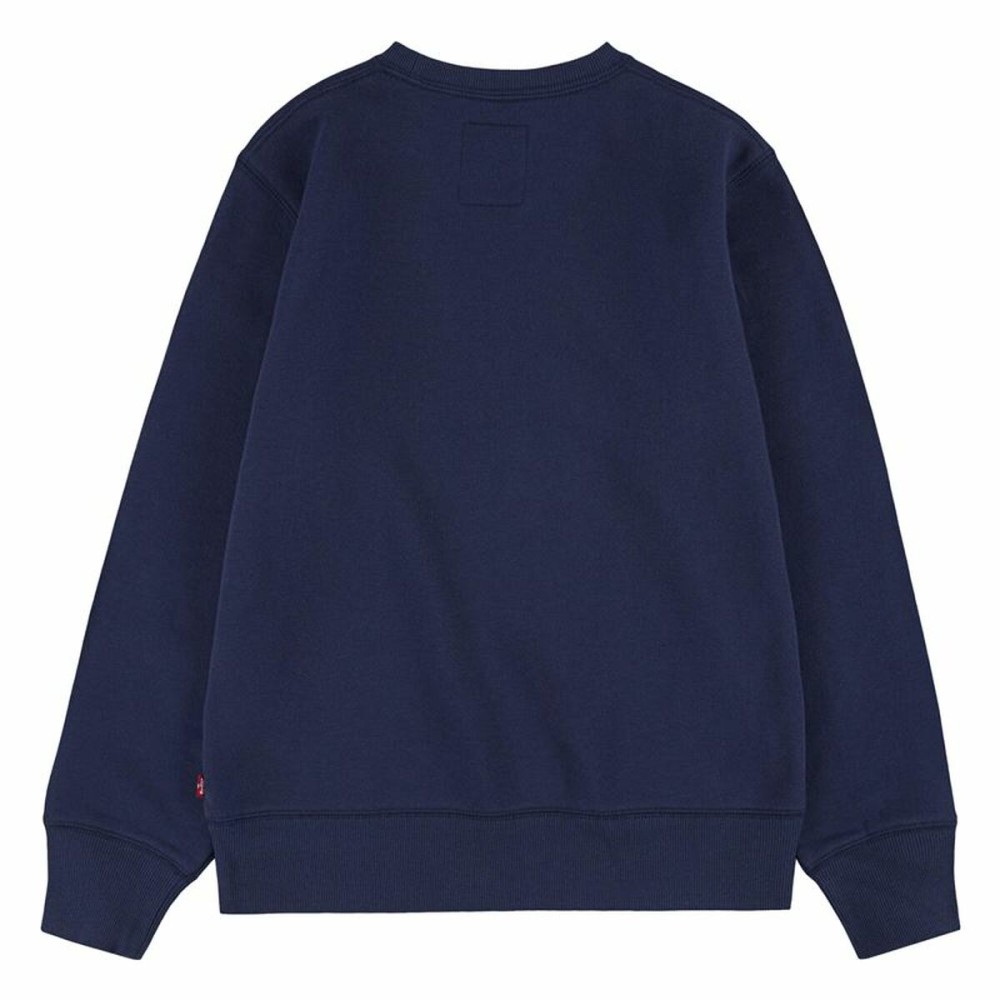 Kinder-Sweatshirt Levi's Batwing Weiß Dunkelblau