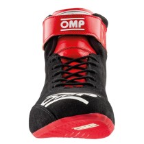 Rennstiefel OMP FIRST Schwarz/Rot 41