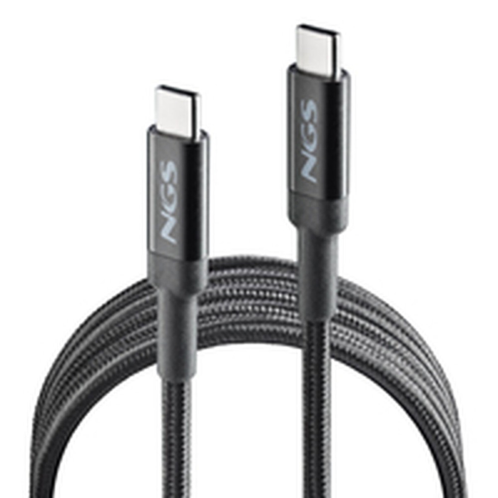 USB-C zu USB-C-Kabel NGS KNOT65W-3 Schwarz 3 m