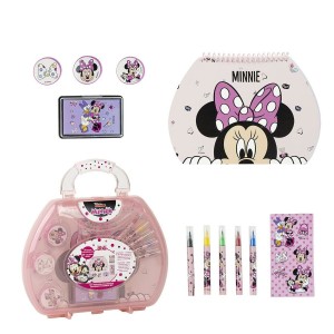 Ensemble de Papeterie Minnie Mouse Rose 11 Pièces