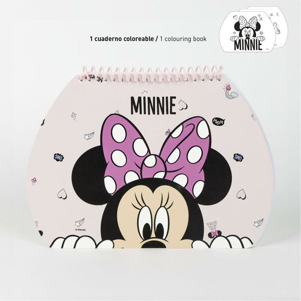 Stationery Set Minnie Mouse Pink 11 Pieces