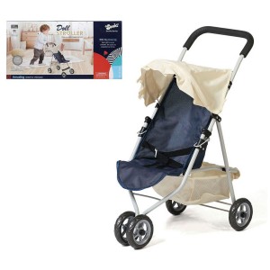 Puppenwägelchen Doll Stroller 54 x 27 cm (Restauriert A)