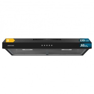 Conventional Hood Cecotec Bolero Flux CM 602200 220 m3/h Black