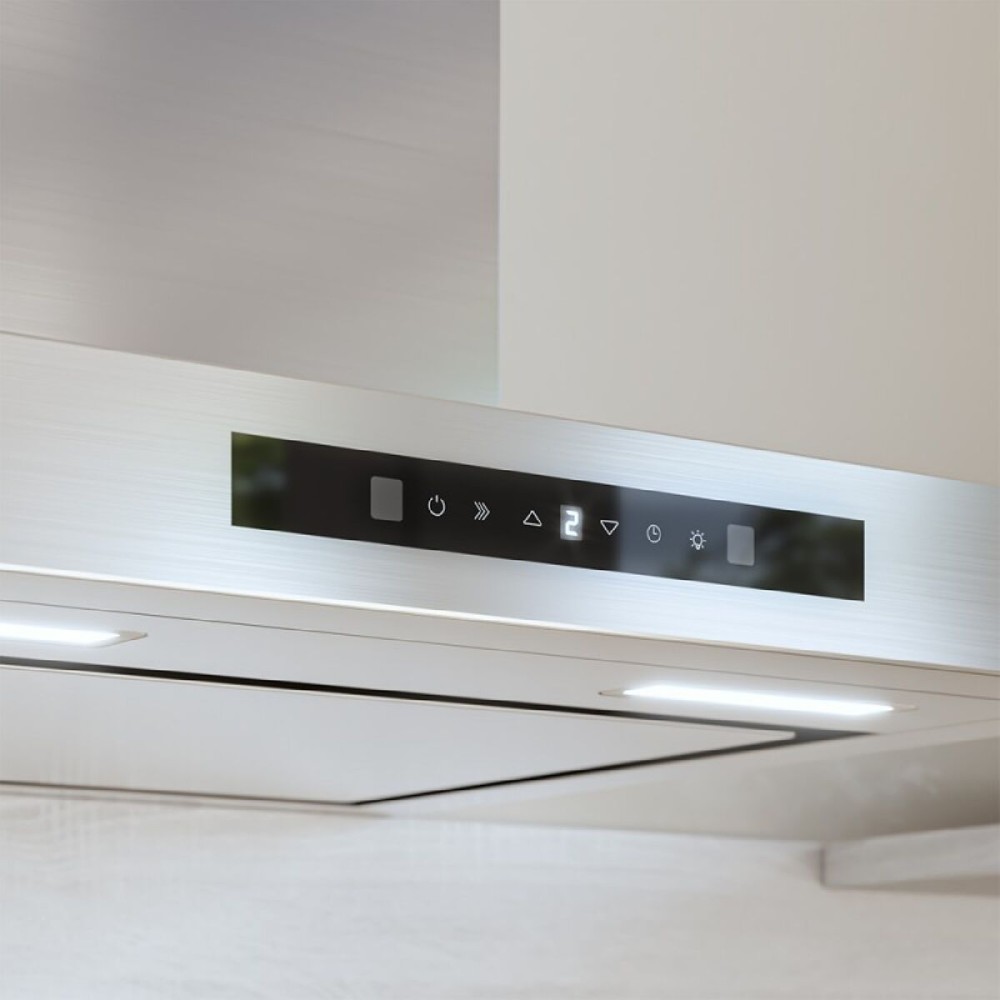 Konventioneller Rauchfang Cecotec Bolero Flux TT 608000 Slim Schwarz Stahl
