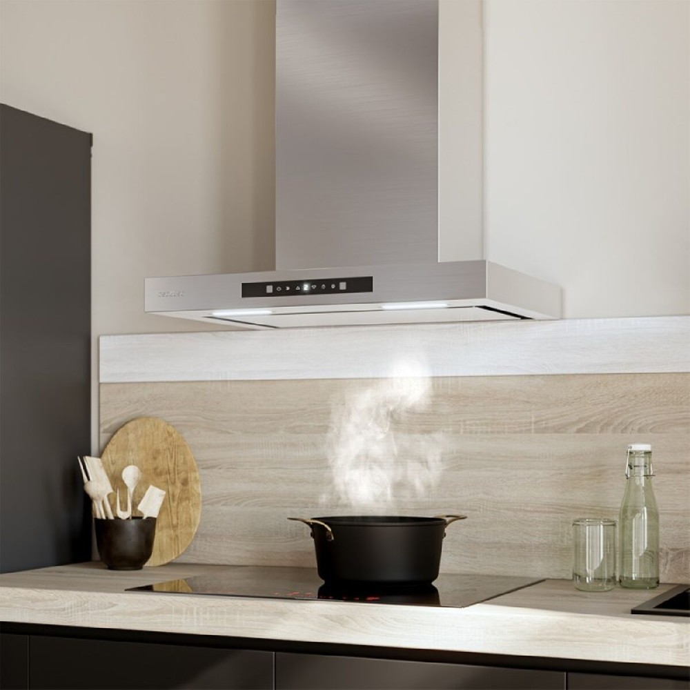 Konventioneller Rauchfang Cecotec Bolero Flux TT 608000 Slim Schwarz Stahl