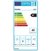 Konventioneller Rauchfang Cecotec Bolero Flux DT 908010 Schwarz