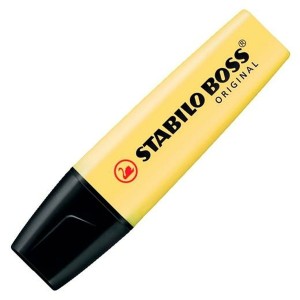 Marqueur fluorescent Stabilo BOSS ORIGINAL Jaune (10 Unités) (10 uds)