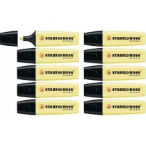 Textmarker Stabilo BOSS ORIGINAL Gelb (10 Stück) (10 uds)