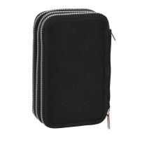 Trousse Scolaire avec Accessoires Safta Stone Noir 12.5 x 19.5 x 5.5 cm 36 Pièces