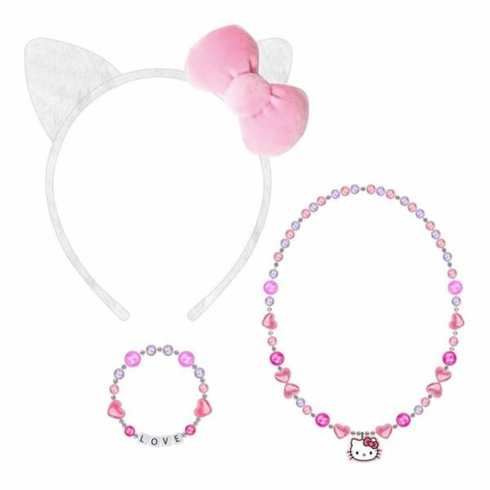 Necklace Hello Kitty Fuchsia 3 Pieces