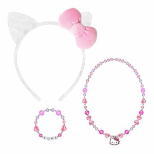 Collier Hello Kitty Fuchsia 3 Pièces