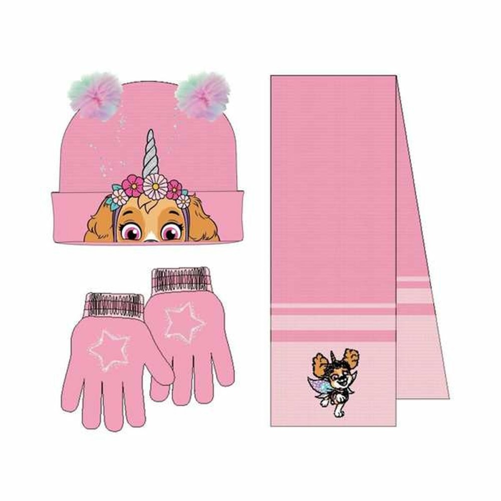 Mütze und Handschuhe The Paw Patrol Rosa