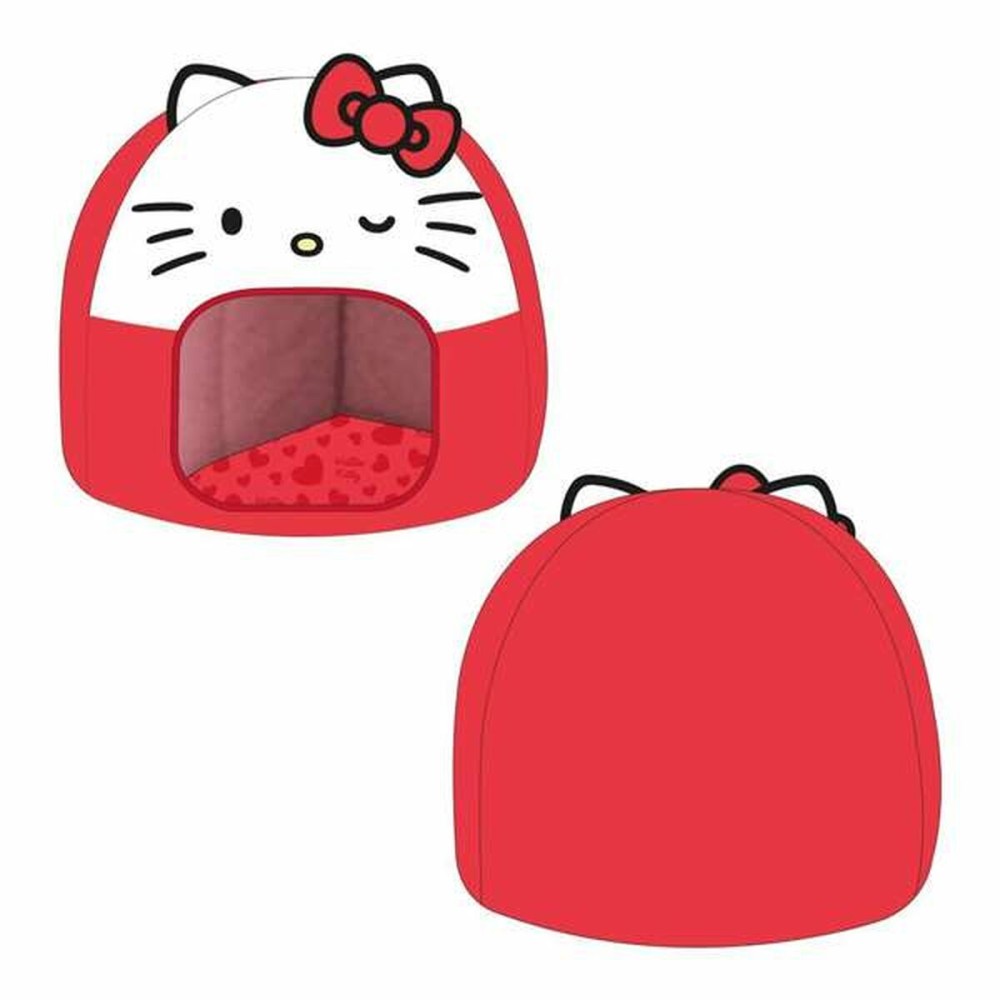 Lit pour chien Hello Kitty Rouge