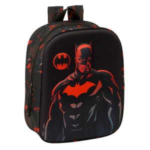 Schulrucksack Batman Schwarz 22 x 27 x 10 cm 3D