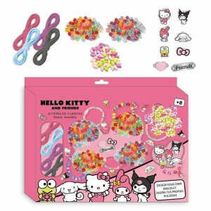 Kit zur Herstellung von Armbändern und Halsketten Hello Kitty Bunt