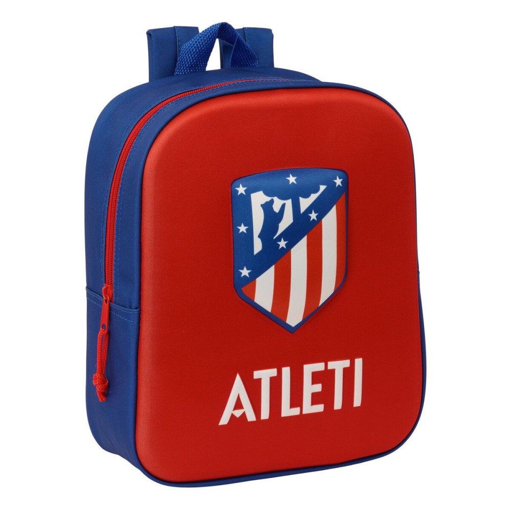 Schulrucksack Atlético Madrid Rot 22 x 27 x 10 cm 3D