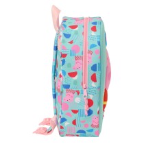 Schulrucksack Peppa Pig grün Rosa 22 x 27 x 10 cm 3D