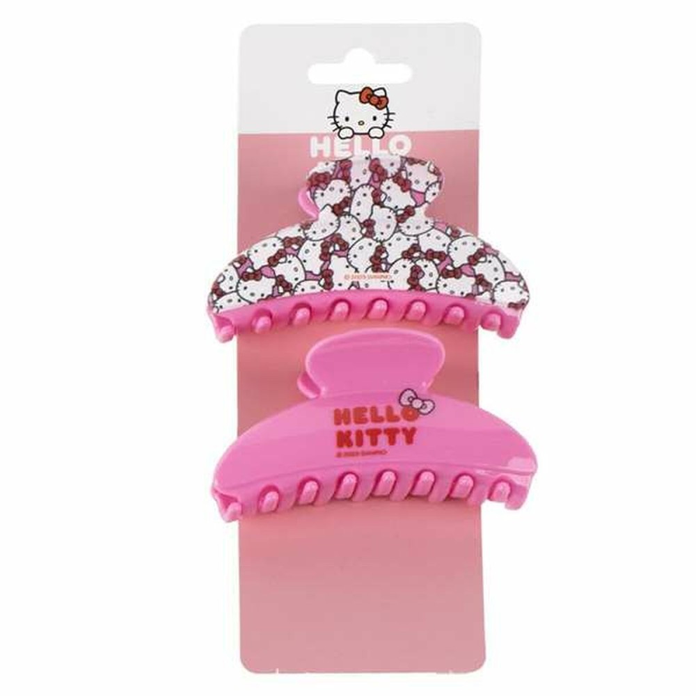 Pinces à cheveux Hello Kitty Rose