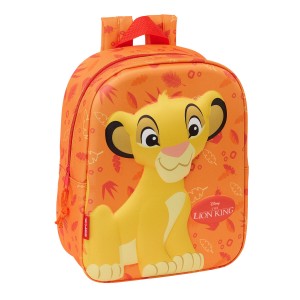 Cartable The Lion King Orange 22 x 27 x 10 cm 3D