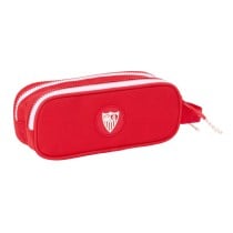 Trousse Fourre-Tout Double Sevilla Fútbol Club Rouge 21 x 8 x 6 cm