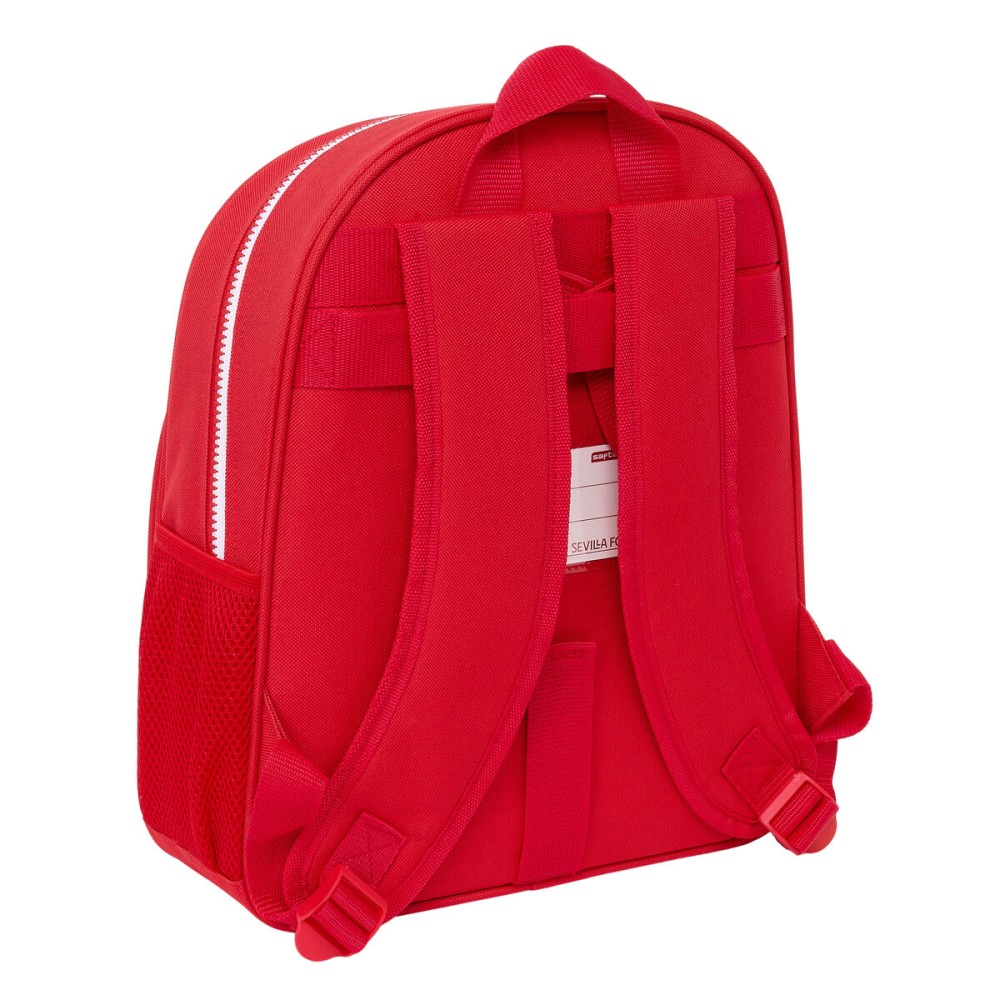 Schulrucksack Sevilla Fútbol Club Rot 28 x 34 x 10 cm