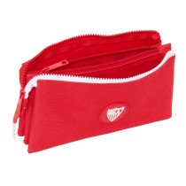 Dreifaches Mehrzweck-Etui Sevilla Fútbol Club Rot 22 x 12 x 3 cm