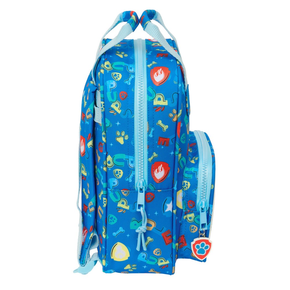 Schulrucksack The Paw Patrol Pups rule Blau 20 x 28 x 8 cm