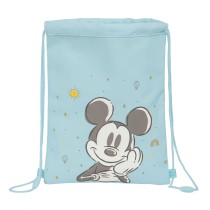 Rucksacktasche mit Bändern Mickey Mouse Clubhouse Baby Blau 26 x 34 x 1 cm