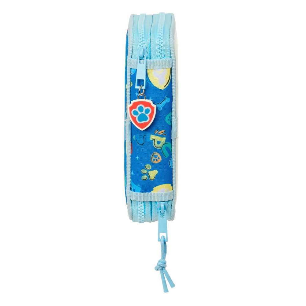 Doppel-Federtasche The Paw Patrol Pups rule Blau 12.5 x 19.5 x 4 cm 28 Stücke