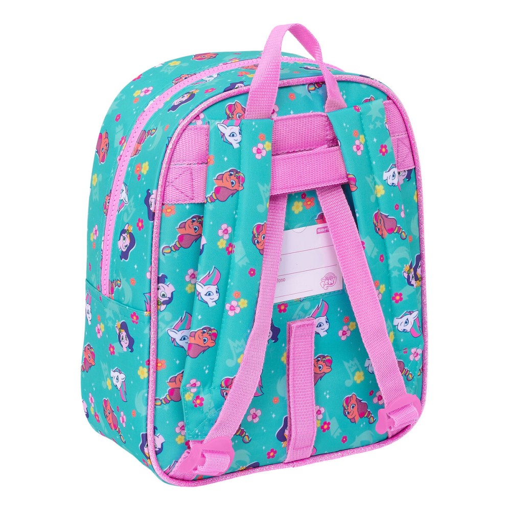 Cartable My Little Pony Magic Rose Turquoise 22 x 27 x 10 cm