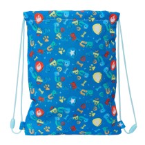 Sac à dos serré par des ficelles The Paw Patrol Pups rule Bleu 26 x 34 x 1 cm