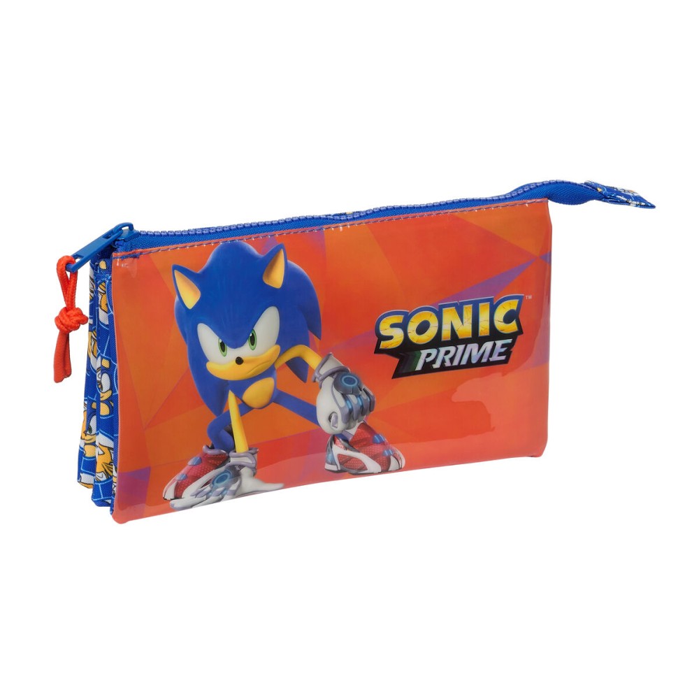 Triple Carry-all Sonic Prime Blue 22 x 12 x 3 cm