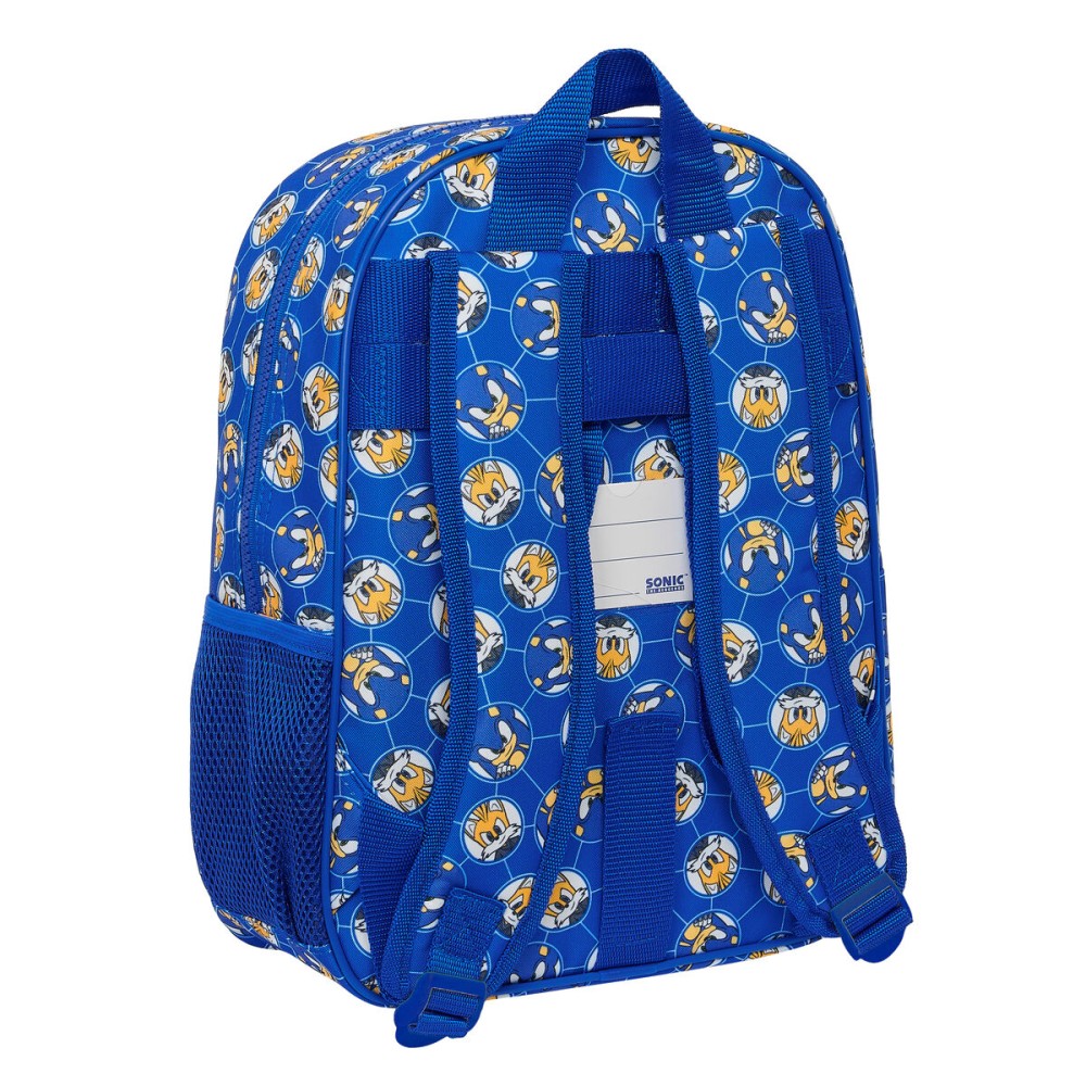 Cartable Sonic Prime Bleu 26 x 34 x 11 cm