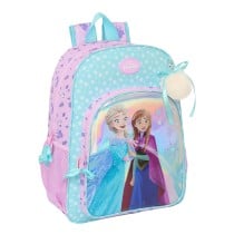 School Bag Frozen Cool days Violet Sky blue 33 x 42 x 14 cm