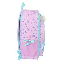 School Bag Frozen Cool days Violet Sky blue 33 x 42 x 14 cm