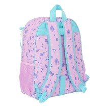 Cartable Frozen Cool days Violet Bleu ciel 33 x 42 x 14 cm