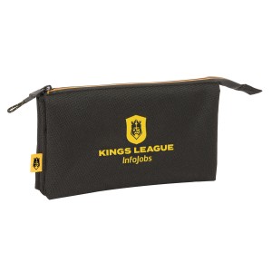 Trousse Fourre-Tout Triple Kings League Noir 22 x 12 x 3 cm