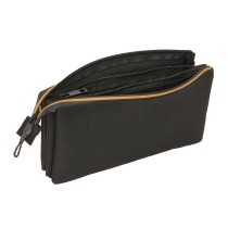 Dreifaches Mehrzweck-Etui Kings League Schwarz 22 x 12 x 3 cm