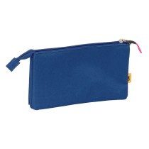 Dreifaches Mehrzweck-Etui Kings League 1k Blau 22 x 12 x 3 cm