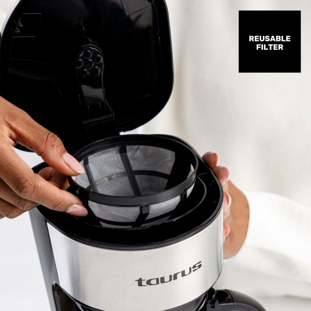 Cafetière goutte à goutte Taurus VERONA 6 INOX Noir 6 Tasses