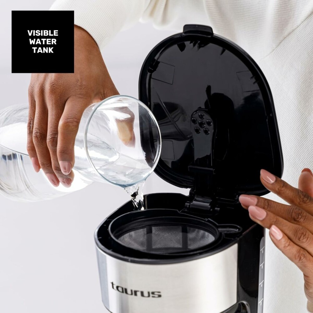 Cafetière goutte à goutte Taurus VERONA 6 INOX Noir 6 Tasses