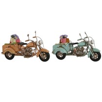 Figurine Décorative Home ESPRIT Bleu Orange Vintage 22 x 10,5 x 11,5 cm (2 Unités)