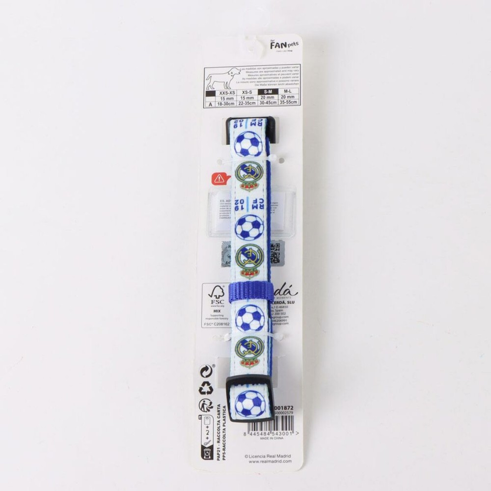 Dog collar Real Madrid C.F. Blue