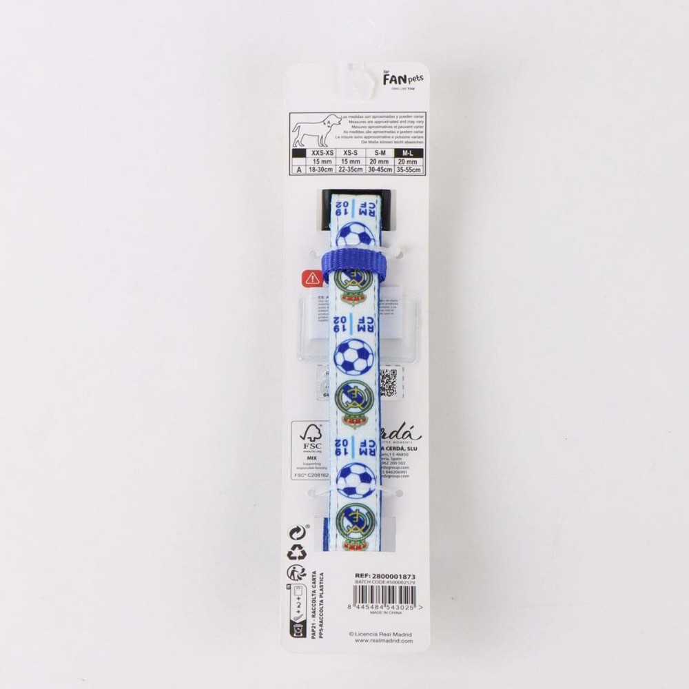 Dog collar Real Madrid C.F. Blue