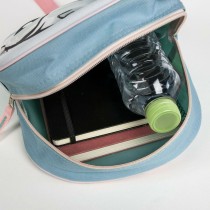 School Bag Stitch Light Blue 22 x 27 x 10 cm